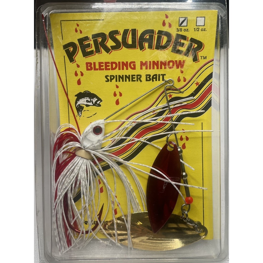 Persuader Bleeding Minnow Spinner Bait.  3/8 oz.  New‎ in Package!